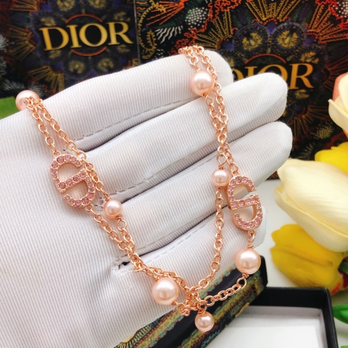 Replica Christian Dior Necklaces For Women #1252555 $32.00 USD for Wholesale