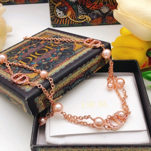 Replica Christian Dior Necklaces For Women #1252555 $32.00 USD for Wholesale