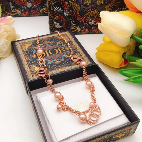 Replica Christian Dior Necklaces For Women #1252555 $32.00 USD for Wholesale