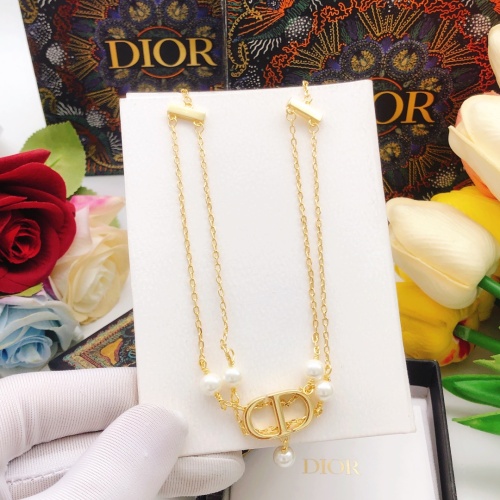 Replica Christian Dior Necklaces For Women #1252557 $32.00 USD for Wholesale