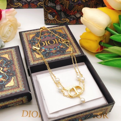 Replica Christian Dior Necklaces For Women #1252557 $32.00 USD for Wholesale