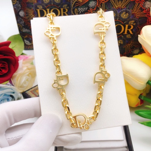 Replica Christian Dior Necklaces #1252559 $36.00 USD for Wholesale