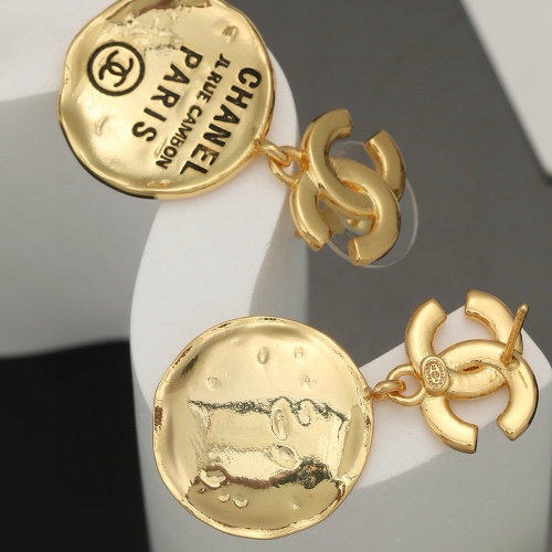 Replica Chanel Earrings For Women #1252589 $25.00 USD for Wholesale