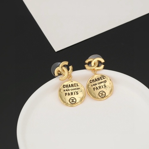 Replica Chanel Earrings For Women #1252589 $25.00 USD for Wholesale