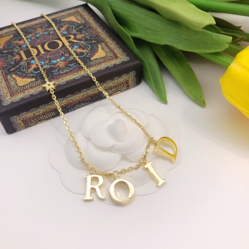 Replica Christian Dior Necklaces #1252606 $27.00 USD for Wholesale