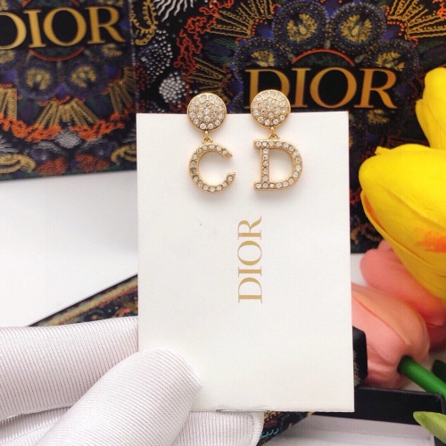 Replica Christian Dior Earrings For Women #1252630 $25.00 USD for Wholesale