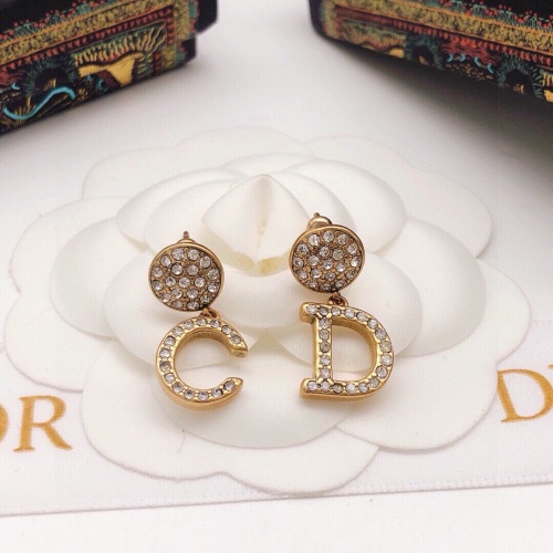 Replica Christian Dior Earrings For Women #1252630 $25.00 USD for Wholesale