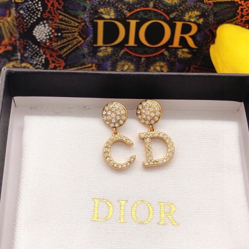 Replica Christian Dior Earrings For Women #1252630 $25.00 USD for Wholesale