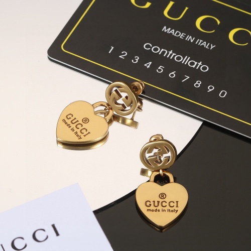 Replica Gucci Earrings For Women #1252676 $27.00 USD for Wholesale