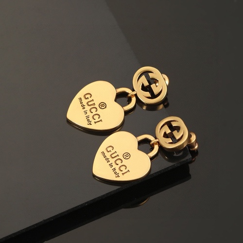 Replica Gucci Earrings For Women #1252676 $27.00 USD for Wholesale