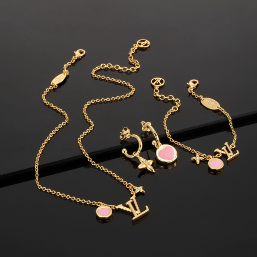 Louis Vuitton LV Jewelry Set For Women #1252684 $72.00 USD, Wholesale Replica Louis Vuitton LV Jewelry Set