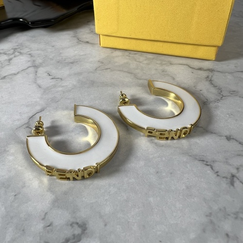 Fendi Earrings For Women #1252703 $38.00 USD, Wholesale Replica Fendi Earrings