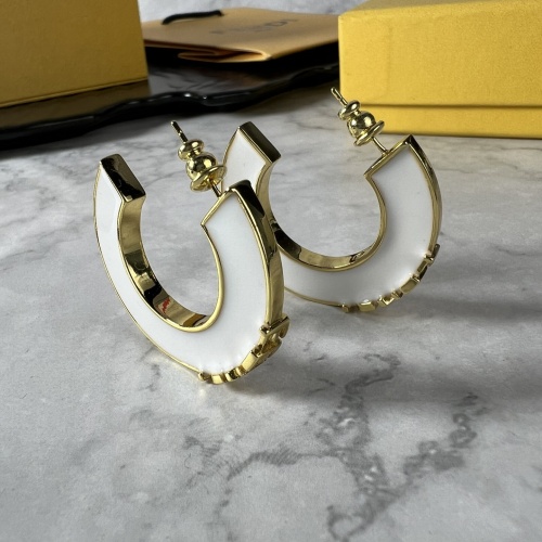 Replica Fendi Earrings For Women #1252703 $38.00 USD for Wholesale