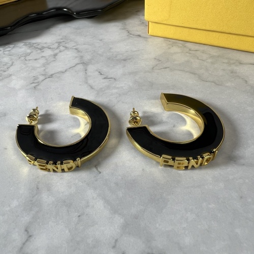 Fendi Earrings For Women #1252704 $38.00 USD, Wholesale Replica Fendi Earrings