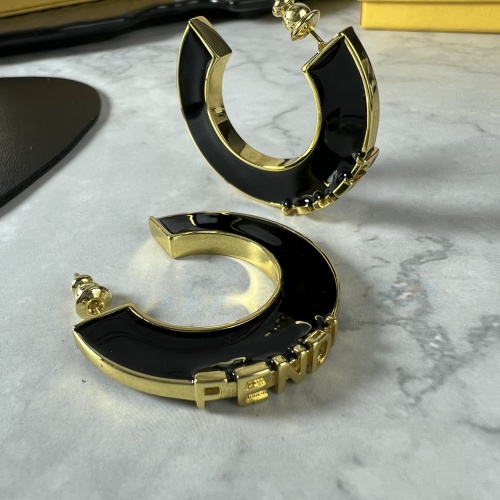 Replica Fendi Earrings For Women #1252704 $38.00 USD for Wholesale