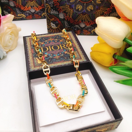 Replica Christian Dior Necklaces #1252728 $42.00 USD for Wholesale