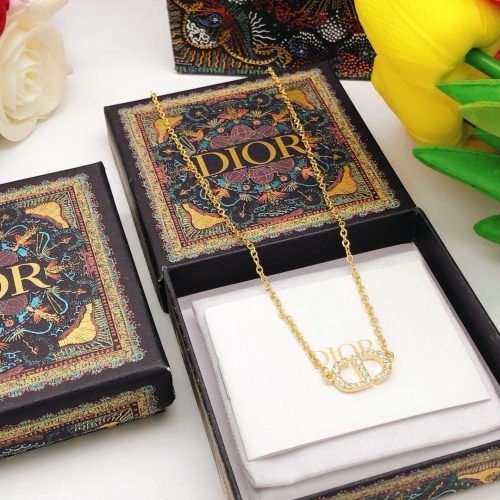 Replica Christian Dior Necklaces #1252741 $25.00 USD for Wholesale