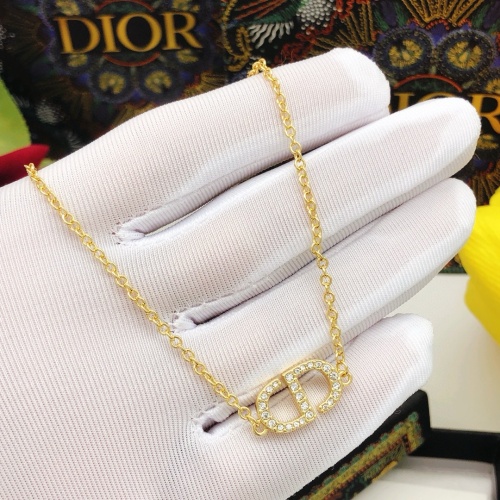 Replica Christian Dior Necklaces #1252741 $25.00 USD for Wholesale