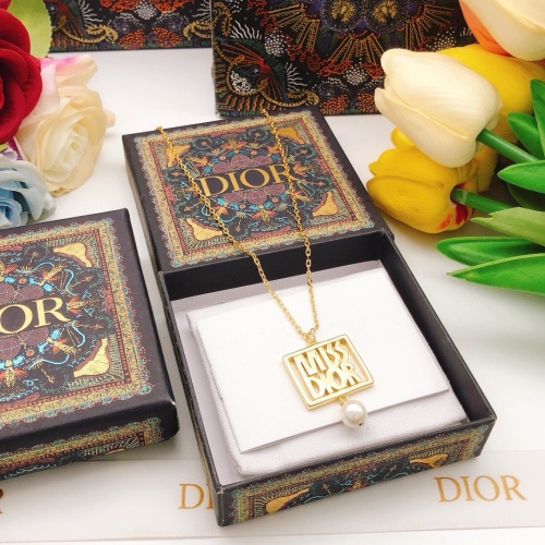 Replica Christian Dior Necklaces #1252755 $29.00 USD for Wholesale