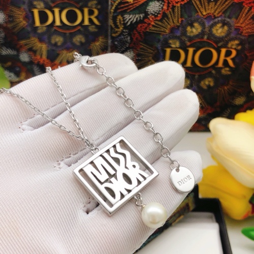 Replica Christian Dior Necklaces #1252756 $29.00 USD for Wholesale