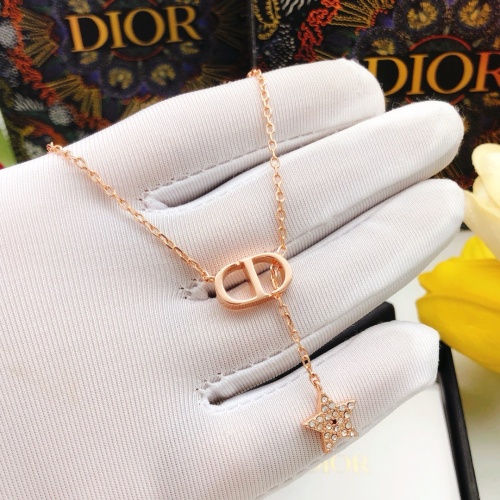 Replica Christian Dior Necklaces #1252763 $29.00 USD for Wholesale