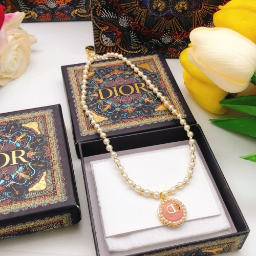 Replica Christian Dior Necklaces For Women #1252766 $29.00 USD for Wholesale