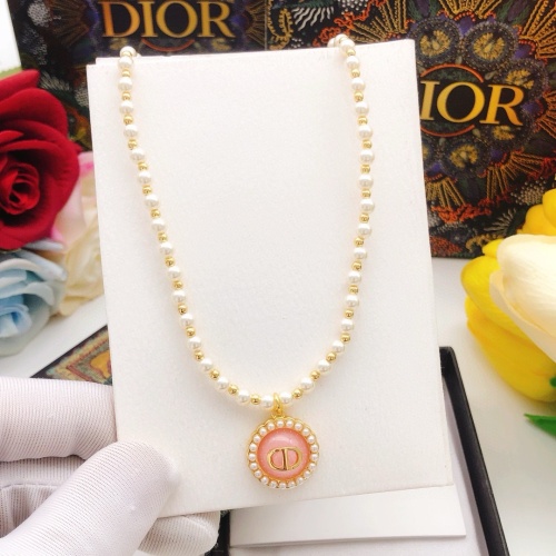 Replica Christian Dior Necklaces For Women #1252766 $29.00 USD for Wholesale