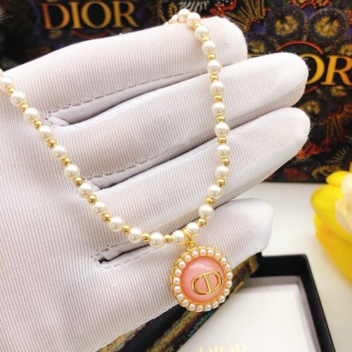 Replica Christian Dior Necklaces For Women #1252766 $29.00 USD for Wholesale