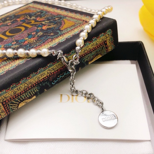 Replica Christian Dior Necklaces #1252767 $29.00 USD for Wholesale