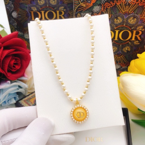 Replica Christian Dior Necklaces For Women #1252768 $29.00 USD for Wholesale