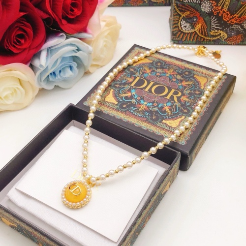 Replica Christian Dior Necklaces For Women #1252768 $29.00 USD for Wholesale