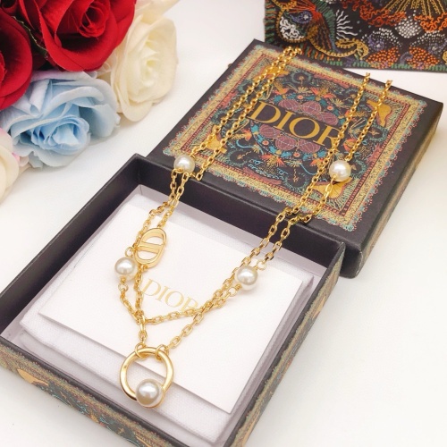 Replica Christian Dior Necklaces #1252770 $29.00 USD for Wholesale