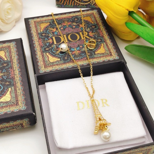 Replica Christian Dior Necklaces For Women #1252772 $32.00 USD for Wholesale