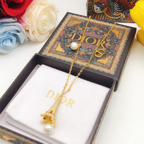 Replica Christian Dior Necklaces For Women #1252772 $32.00 USD for Wholesale