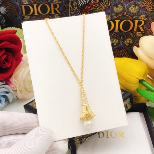 Replica Christian Dior Necklaces For Women #1252772 $32.00 USD for Wholesale