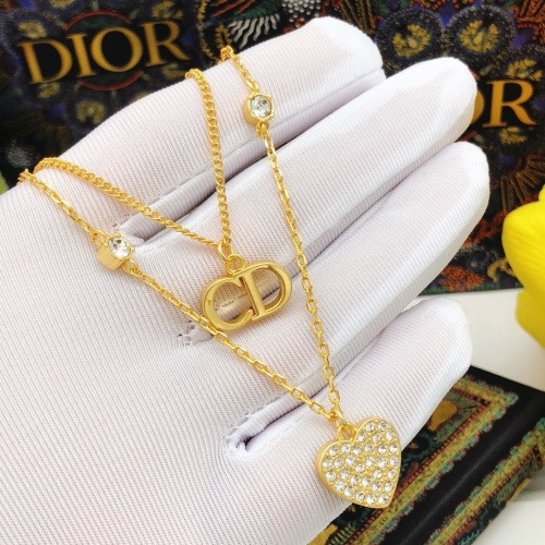 Replica Christian Dior Necklaces #1252773 $32.00 USD for Wholesale