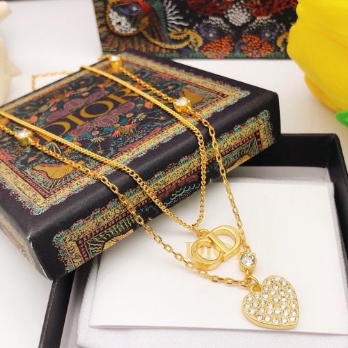 Replica Christian Dior Necklaces #1252773 $32.00 USD for Wholesale