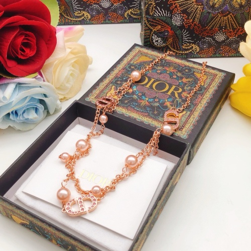 Replica Christian Dior Necklaces #1252776 $32.00 USD for Wholesale