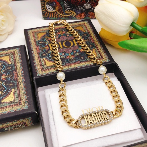 Replica Christian Dior Necklaces #1252783 $32.00 USD for Wholesale