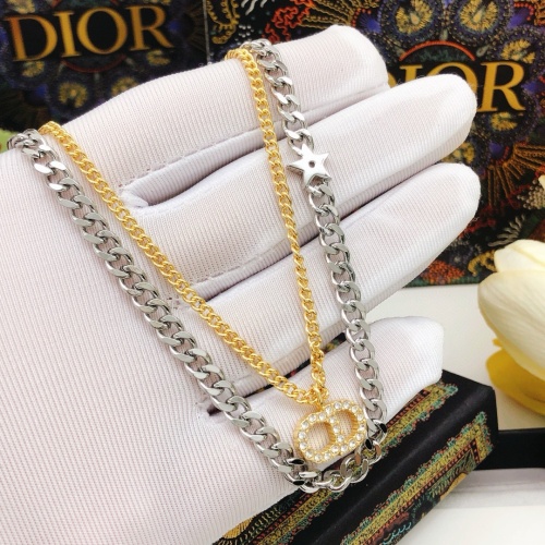 Replica Christian Dior Necklaces #1252785 $34.00 USD for Wholesale