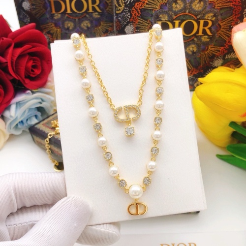 Replica Christian Dior Necklaces #1252789 $36.00 USD for Wholesale