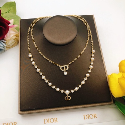 Replica Christian Dior Necklaces #1252789 $36.00 USD for Wholesale