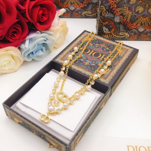 Replica Christian Dior Necklaces #1252789 $36.00 USD for Wholesale