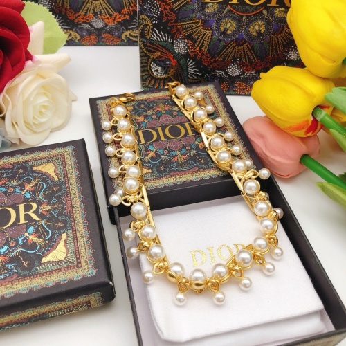 Replica Christian Dior Necklaces For Women #1252803 $40.00 USD for Wholesale