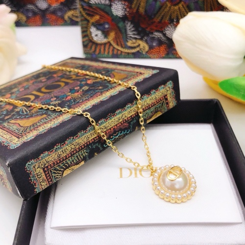 Replica Christian Dior Necklaces #1252808 $29.00 USD for Wholesale