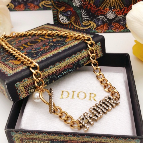 Replica Christian Dior Necklaces #1252854 $32.00 USD for Wholesale