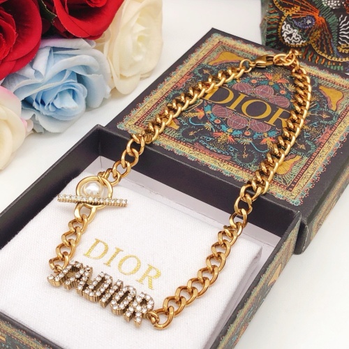 Replica Christian Dior Necklaces #1252854 $32.00 USD for Wholesale