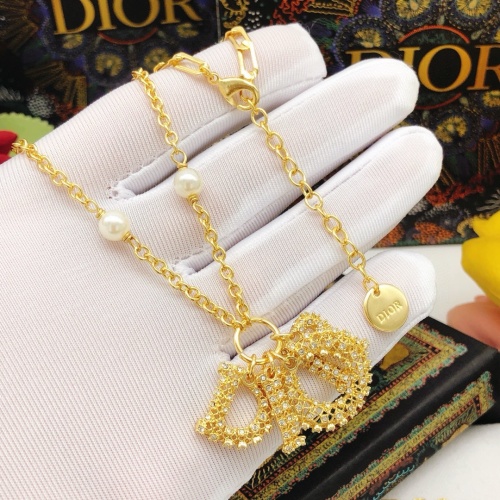 Replica Christian Dior Necklaces #1252855 $32.00 USD for Wholesale