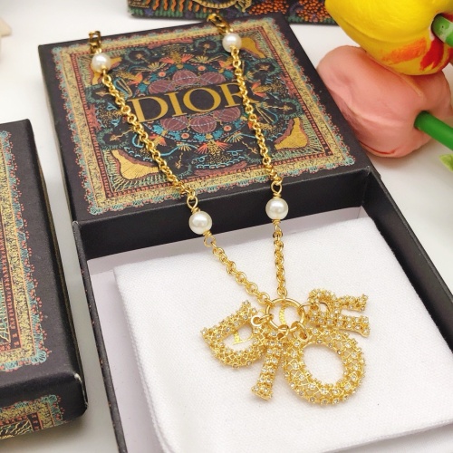 Replica Christian Dior Necklaces #1252855 $32.00 USD for Wholesale