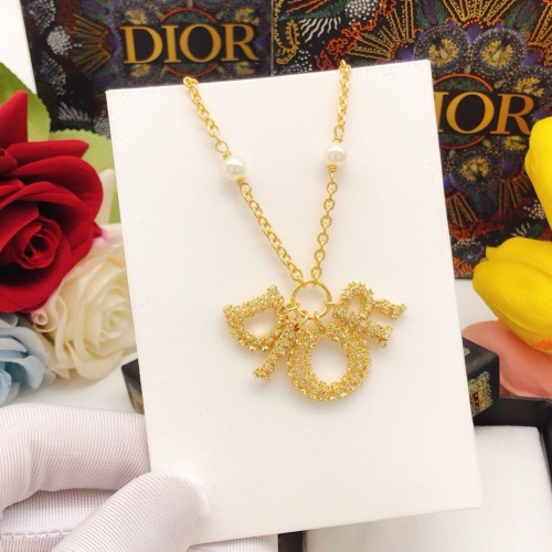 Replica Christian Dior Necklaces #1252855 $32.00 USD for Wholesale